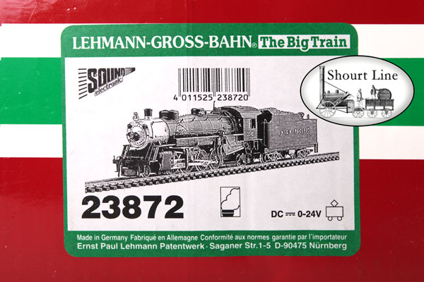 LGB 23872 UP Mikado Steam Loco Digital Sound, Smoke, Lights, Direct Decoder Interface